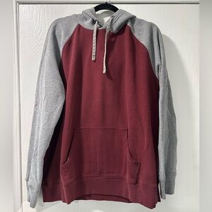 Goodfellow & Co Maroon and Gray Hoodie
